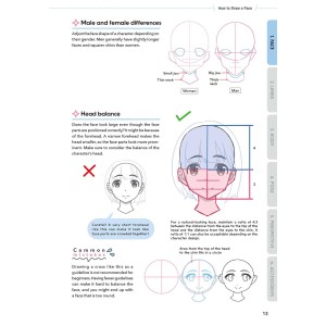 کتاب آموزش طراحی مانگا Master the Manga Drawing Techniques