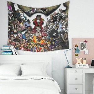 بک دراپ پارچه ای انیمه وان پیس مدل  01