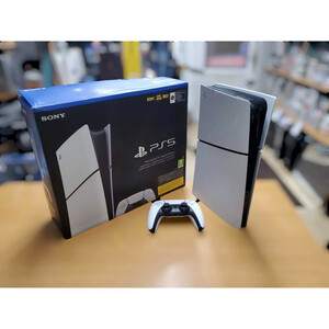 کنسول بازی سونی مدل PlayStation 5 Slim Digital Edition ظرفیت 1 ترابایت ریجن 2016A اروپا به همراه دسته اضافی و پایه شارژر