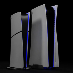 کنسول بازی سونی مدل PlayStation 5 Slim Digital Edition ظرفیت 1 ترابایت ریجن 2016A اروپا به همراه دسته اضافی و پایه شارژر