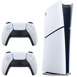 کنسول بازی سونی مدل PlayStation 5 Slim Digital Edition ظرفیت یک ترابایت ریجن 2016 اروپا به همراه دسته اضافه