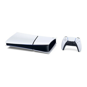 کنسول بازی سونی مدل PlayStation 5 Slim Digital Edition ظرفیت یک ترابایت ریجن 2016 اروپا به همراه دسته اضافه