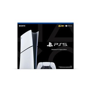 کنسول بازی سونی مدل PlayStation 5 Slim Digital Edition ظرفیت یک ترابایت ریجن 2016 اروپا به همراه دسته اضافه