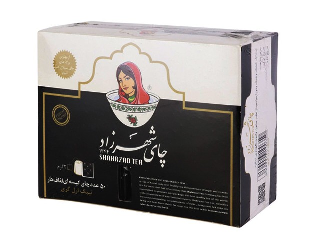 چای کیسه ای شهرزاد مدل Earl Grey بسته 50 عددی