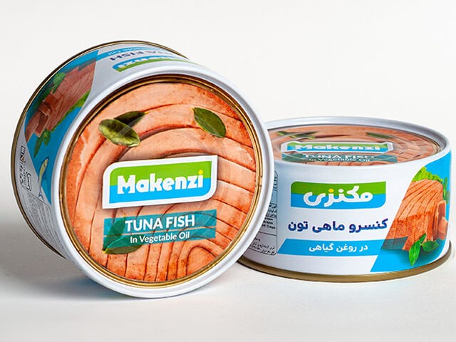 کنسرو تن ماهی در روغن گیاهی 180 گرمی مکنزی