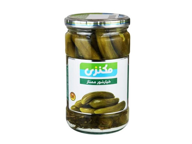 خیارشور سوپر ویژه مکنزی 680 گرمی