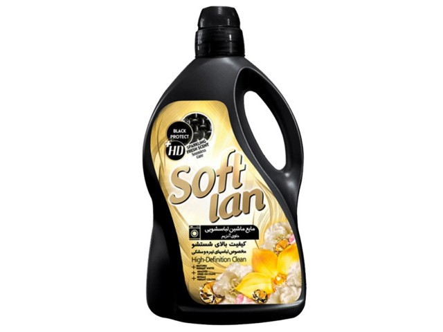 مایع لباسشویی مخصوص البسه تیره و مشکی سافتلن حجم 3 لیتری