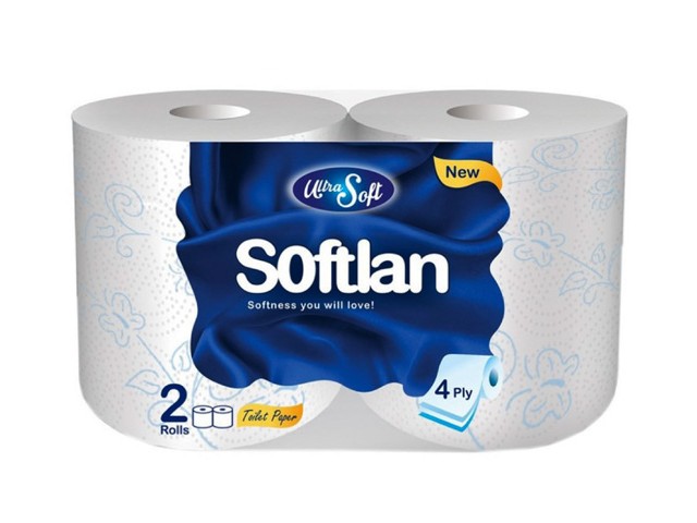 دستمال توالت 2 قلو سافتلن