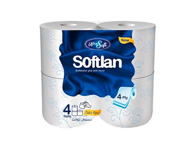 دستمال توالت 4 قلو سافتلن