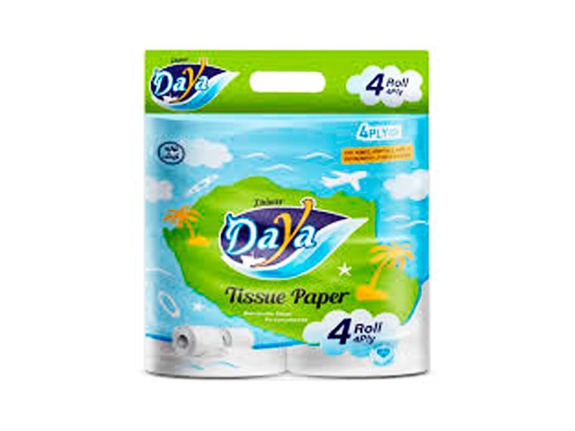 دستمال توالت 4 قلو دایا