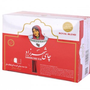 چای کیسه ای شهرزاد مدل Royal بسته 50 عددی