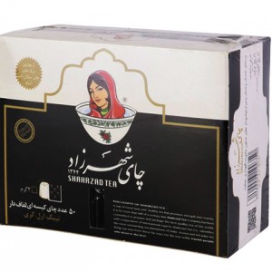 چای کیسه ای شهرزاد مدل Earl Grey بسته 50 عددی