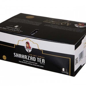 چای کیسه ای شهرزاد مدل Earl Grey بسته 100 عددی
