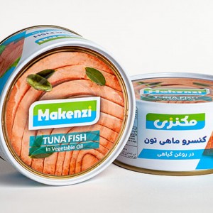 کنسرو تن ماهی در روغن گیاهی 180 گرمی مکنزی