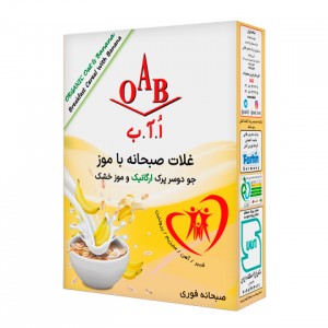 جو دوسر پرک صبحانه و موز خشک 200 گرمی اُ آ ب