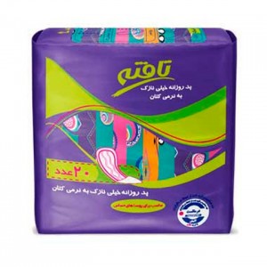 پد روزانه خیلی نازک تافته کد 913 بسته 20 عددی