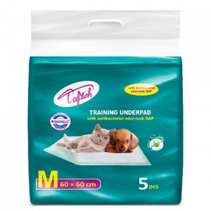 زیرانداز بهداشتی حیوانات 60*60 تافته بسته 5 عددی