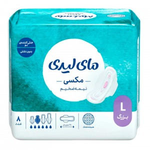 نوار بهداشتی مکسی مشبک مای لیدی سایز ایکس لارج بسته 7 عددی