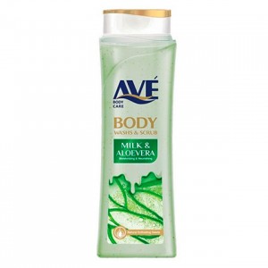 شامپو بدن اسکراب شیر و آلوئه ورا اوه 380 گرمی