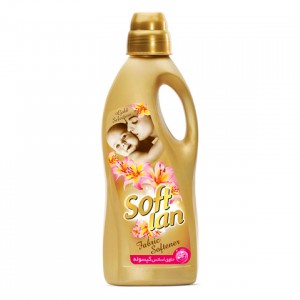 نرم کننده حوله و لباس طلایی کپسوله سافتلن حجم 1 لیتری