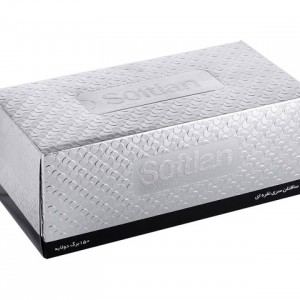 دستمال کاغذی 300 برگ نقره ای سافتلن