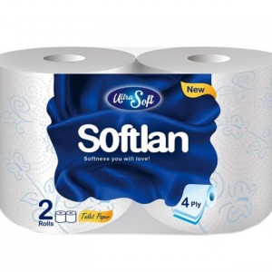 دستمال توالت 2 قلو سافتلن