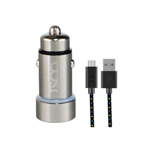 شارژر فندکی تسکو مدل TCG 30 به همراه کابل تبدیل microUSB