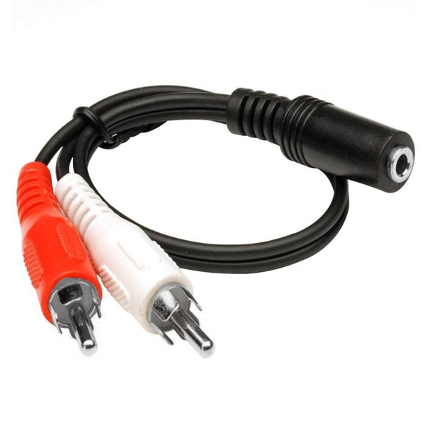 کابل تبدیل جک 3.5 میلی متری به RCA طول 0.2 متر