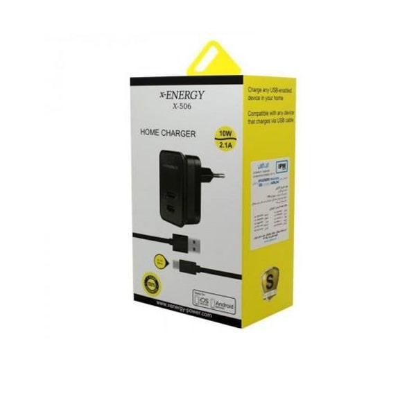 شارژر دیواری X-ENERGY مدل X-506 بهمراه کابل Micro-USB