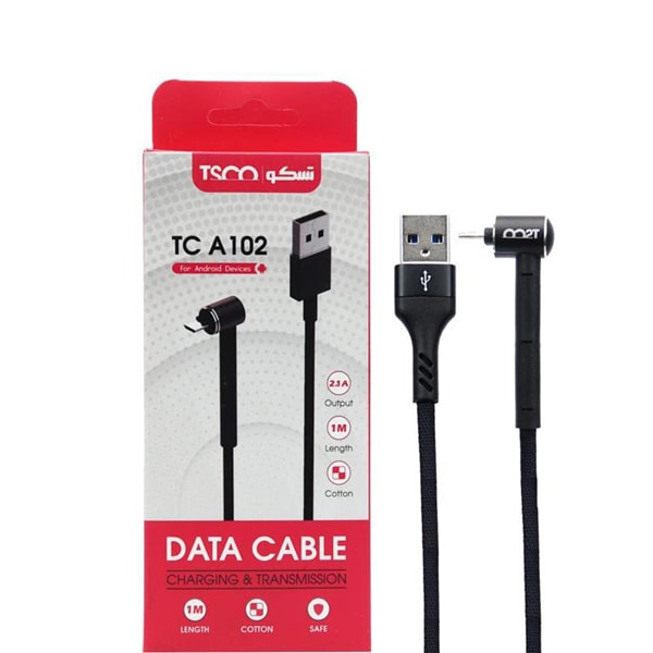 کابل تبدیل USB به microUSB تسکو مدل TC-A102 طول 1 متر
