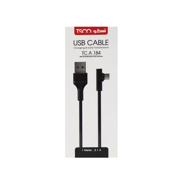 کابل تبدیل USB به microUSB تسکو مدل TC-A184