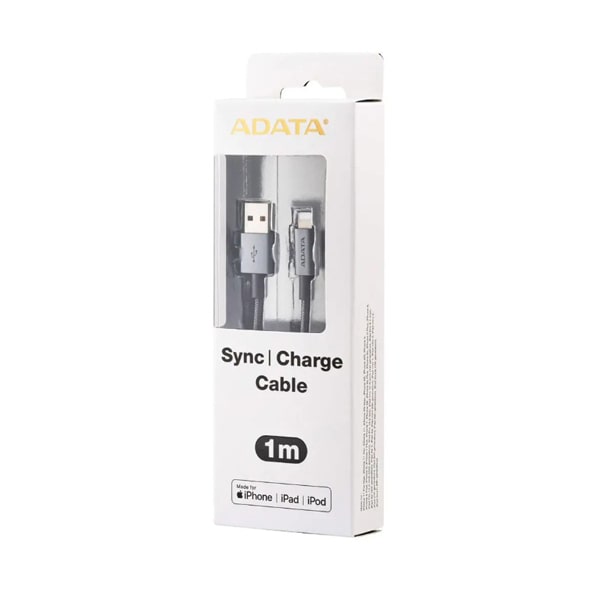 کابل تبدیل USB به لایتنینگ ای دیتا مدل Sync And Charge طول 1 متر