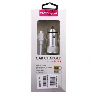 شارژر فندکی دو پورت TSCO TCG 3