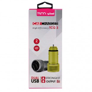 شارژر فندکی دو پورت TSCO TCG 3