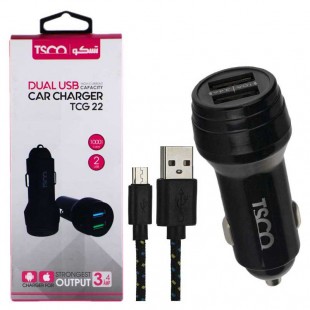 شارژر فندکی TSCO TCG22 2Port