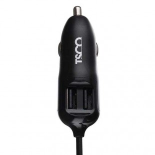 شارژر فندکی TSCO TCG 26 2Port سیم وصل میکرو یو اس بی