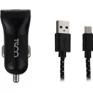 شارژر فندکی تسکو مدل TCG 27 همراه با کابل microUSB