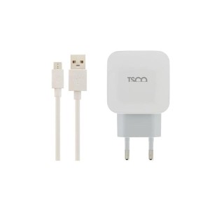 شارژر دیواری تسکو مدل TTC 56 به همراه کابل تبدیل microUSB