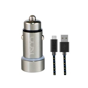 شارژر فندکی تسکو مدل TCG 30 به همراه کابل تبدیل microUSB