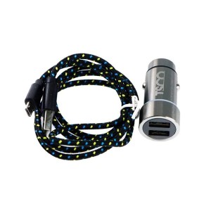 شارژر فندکی تسکو مدل TCG 30 به همراه کابل تبدیل microUSB