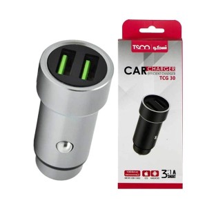 شارژر فندکی تسکو مدل TCG 30 به همراه کابل تبدیل microUSB