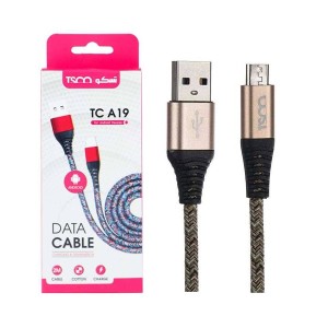 کابل تبدیل USB به microUSB تسکو مدل TC-A19 طول 2 متر