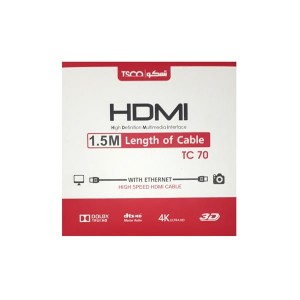 کابل HDMI تسکو مدل TC 70 به طول 1.5 متر