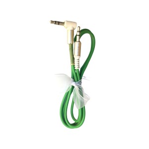 کابل AUX  یک سر L فنری متراژ 1 متری