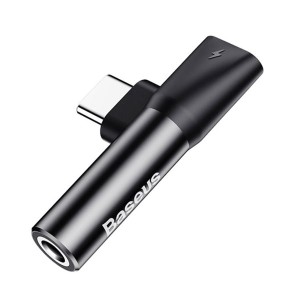 تبدیل Type C بیسوس Baseus L41 Connector CATL41-01 اتصال همزمان هندزفری و شارژر