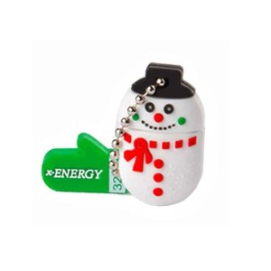 فلش مموری ایکس-انرژی مدل snowman ظرفیت 32 گیگابایت