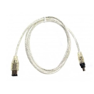 کابل رابط فایروایر 6 پین به 4 پین پی نت مدل IEEE1394 طول 1.2 متر