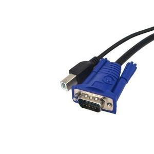 کابل KVM USB  برند P-NET طول 1.5 متر