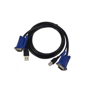 کابل KVM USB  برند P-NET طول 1.5 متر