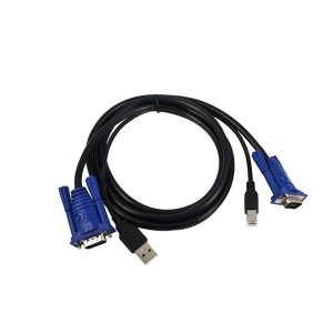 کابل KVM USB  برند P-NET طول 1.5 متر